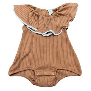 Kate Quinn Frill Top Romper One Piece Girls Size 12-18 mo NWOT